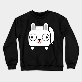 French Bulldog Loaf - White Frenchie Crewneck Sweatshirt